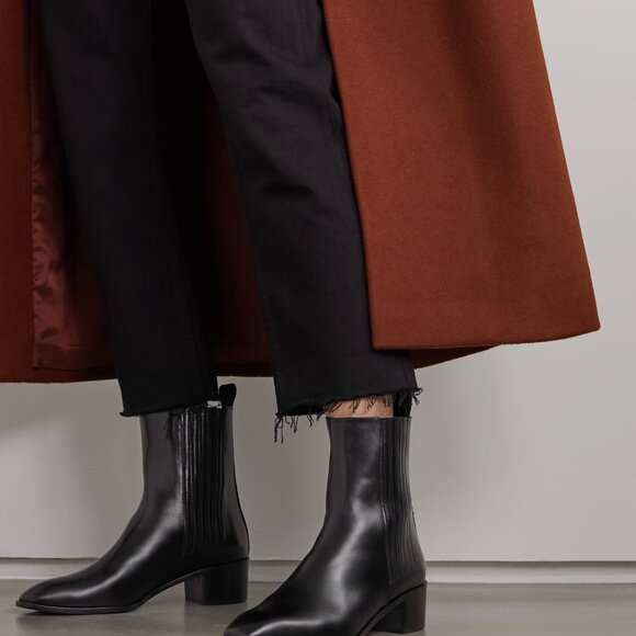 Aeyde Neil Leather Ankle Boots - Picture 2 of 8